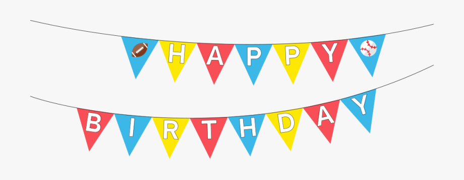 920x357 Happy Birthday Banner High Quality Png