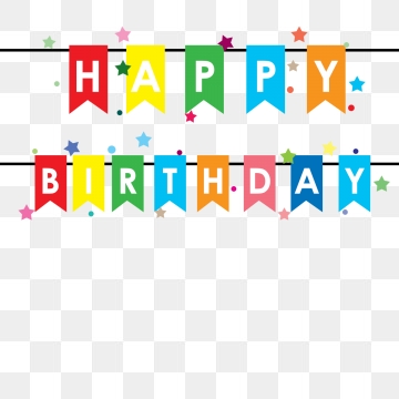 360x360 Happy Birthday Banner Png, Vector, And Clipart
