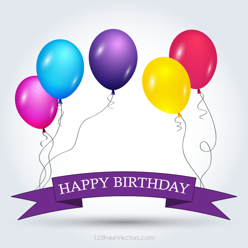 800x800 Happy Birthday Banner Template Free Download Free Vector Art