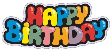 434x200 Vector Happy Birthday Stickers Free Vector Download