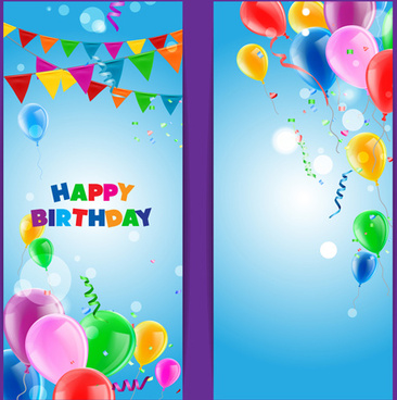366x368 Birthday Banner Free Vector Download