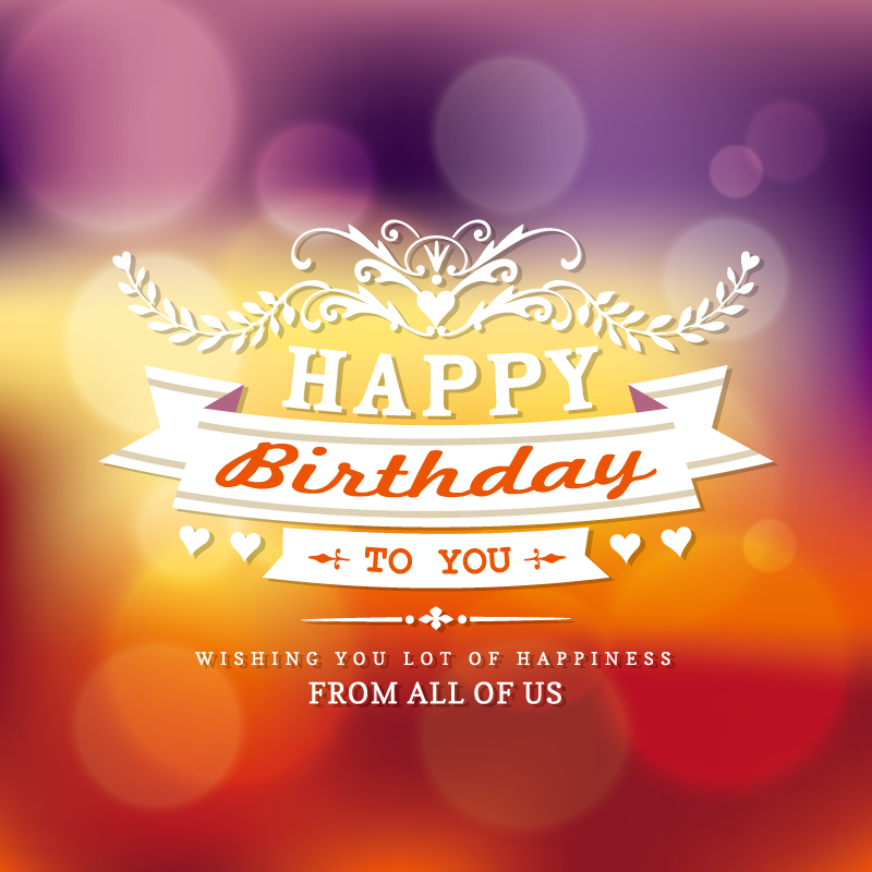 800x800 Beautiful Birthday Card Vector Free Vector Graphic Download
