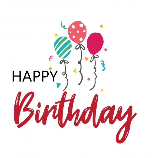 Card With Calligraphy Lettering Happy Birthday Vector Illustration 640x640 Card With Calligraphy Lettering Happy Birthday Vector Illustration