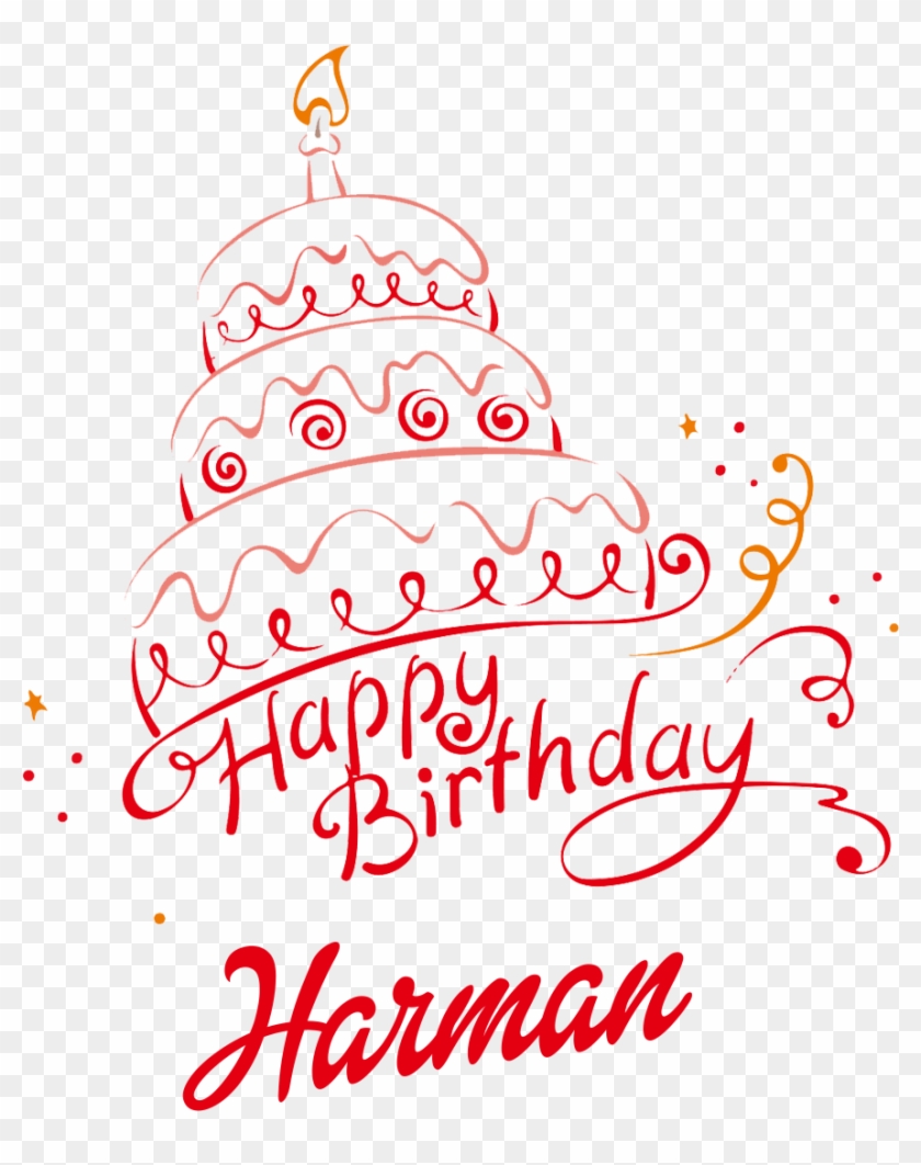 Harman Happy Birthday Vector Cake Name Png 840x1062 Harman Happy Birthday Vector Cake Name Png