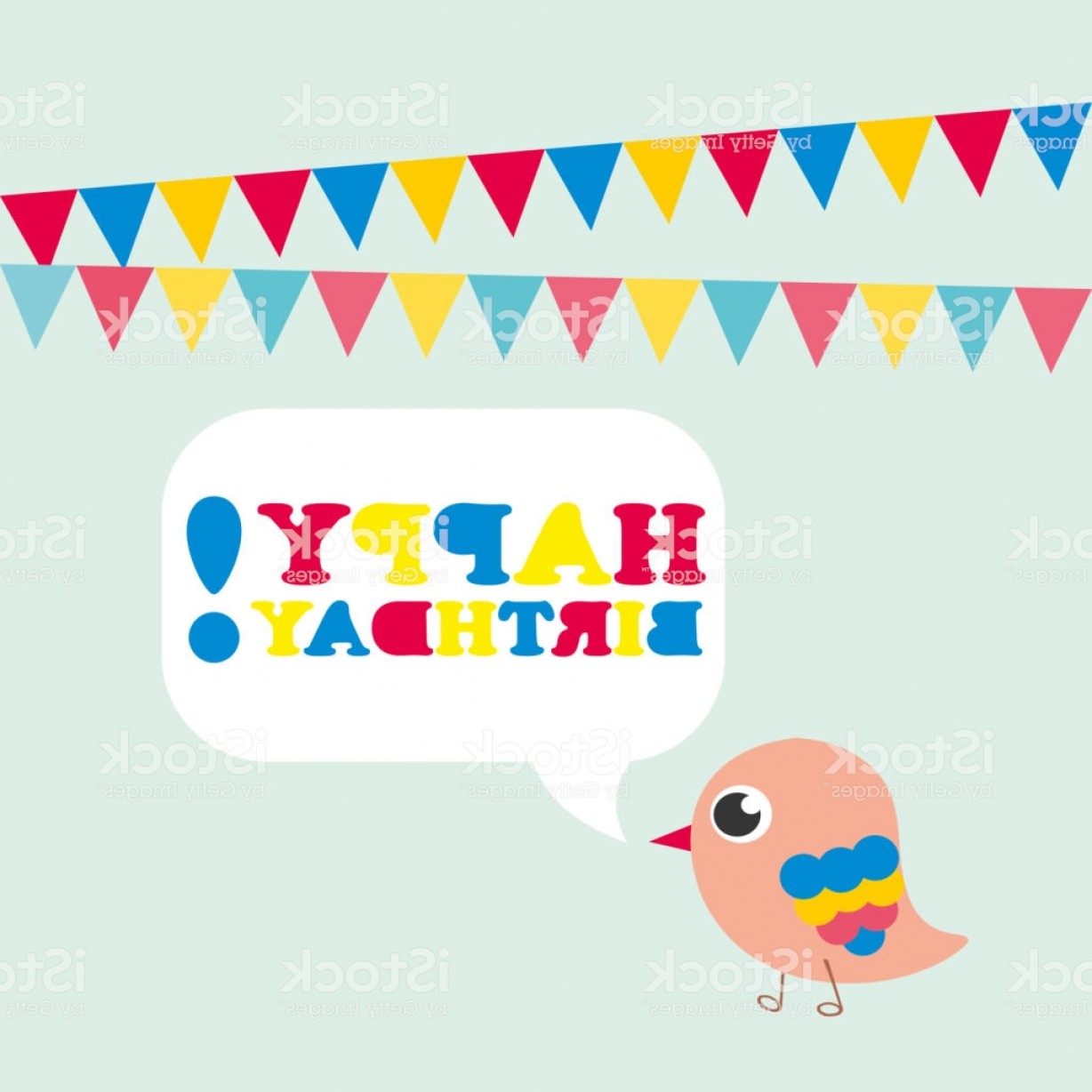 1228x1228 Happy Birthday Card Birthday Cake Colorful Birthday Vector