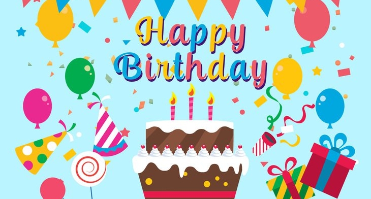 730x392 Happy Birthday Vectors