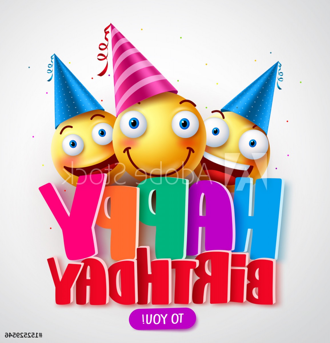 Happy Birthday Vector Text at Vectorified.com | Collection of Happy ...