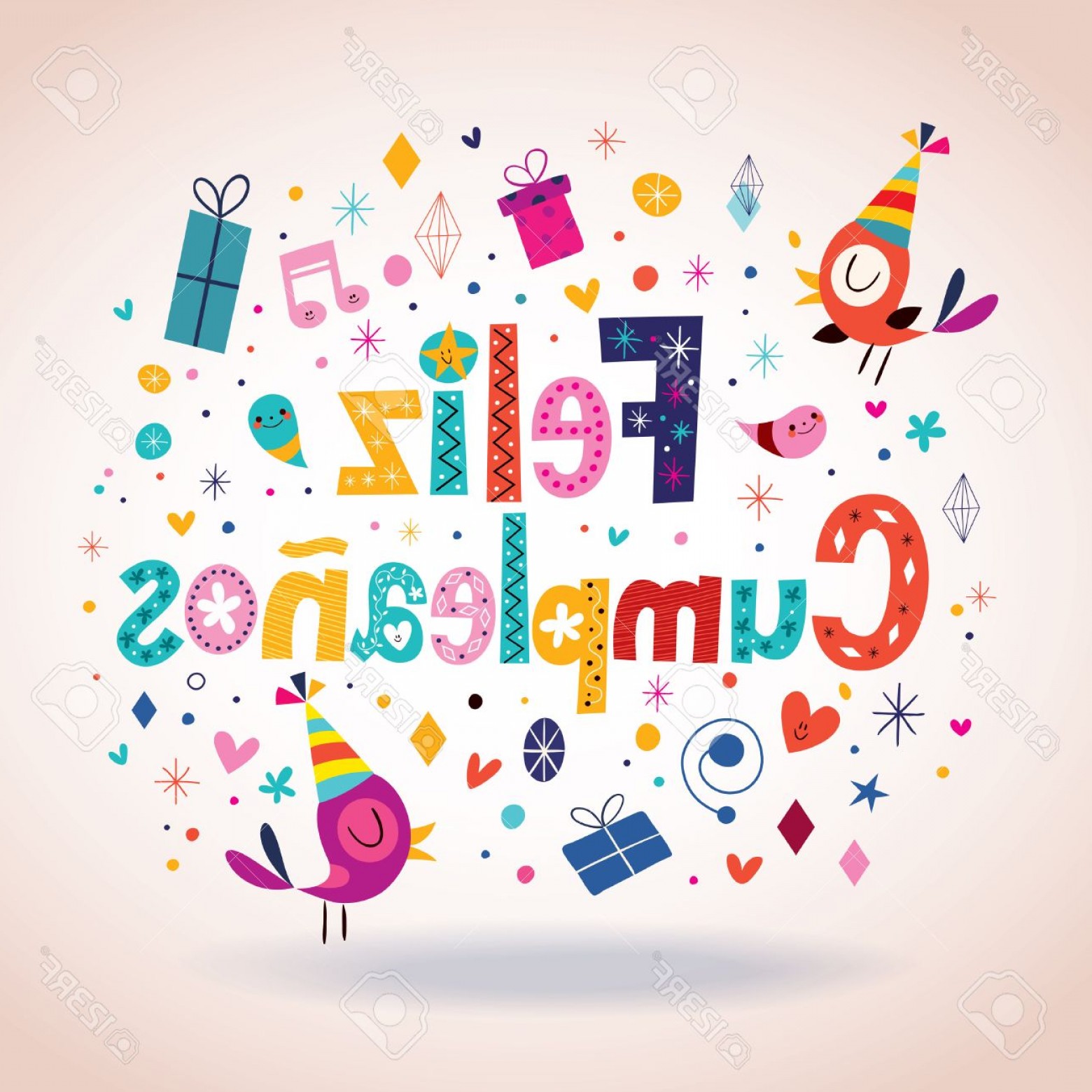 1560x1560 Spanish Birthday Vector Graphics Sarahgardan