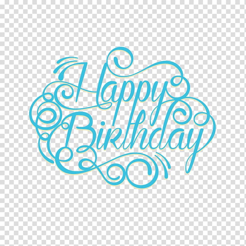 800x800 Blue Happy Birthday Text, Happy Birthday To You Anniversary Wish