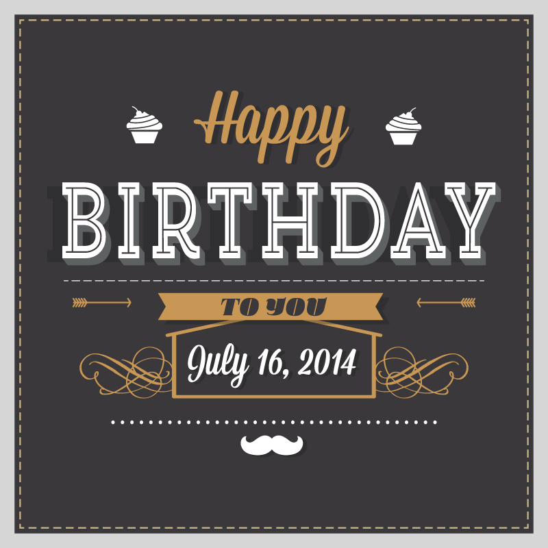 800x800 Happy Birthday Vector Free Vector Graphic Download