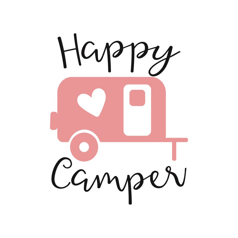 794x794 Happy Camper Camper Happy Camper Dxf Camping Etsy