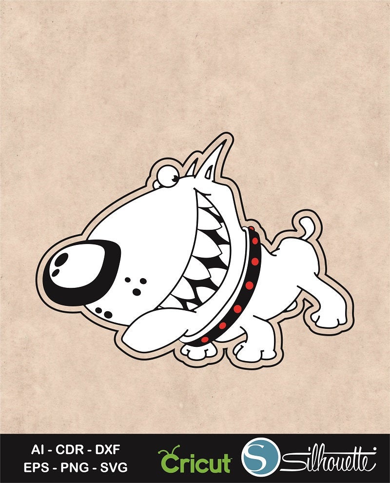 800x990 Happy Dog Silly Dog Happy Dog Clipart Bulldog Etsy