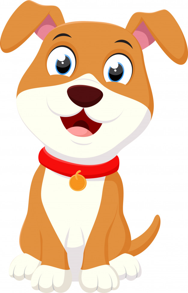 626x976 Happy Dog Cartoon Vector Premium Download