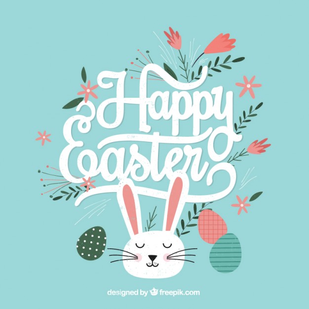 Nice Bunny Happy Easter Vector Free Download 626x626 Nice Bunny Happy Easter Vector Free Download