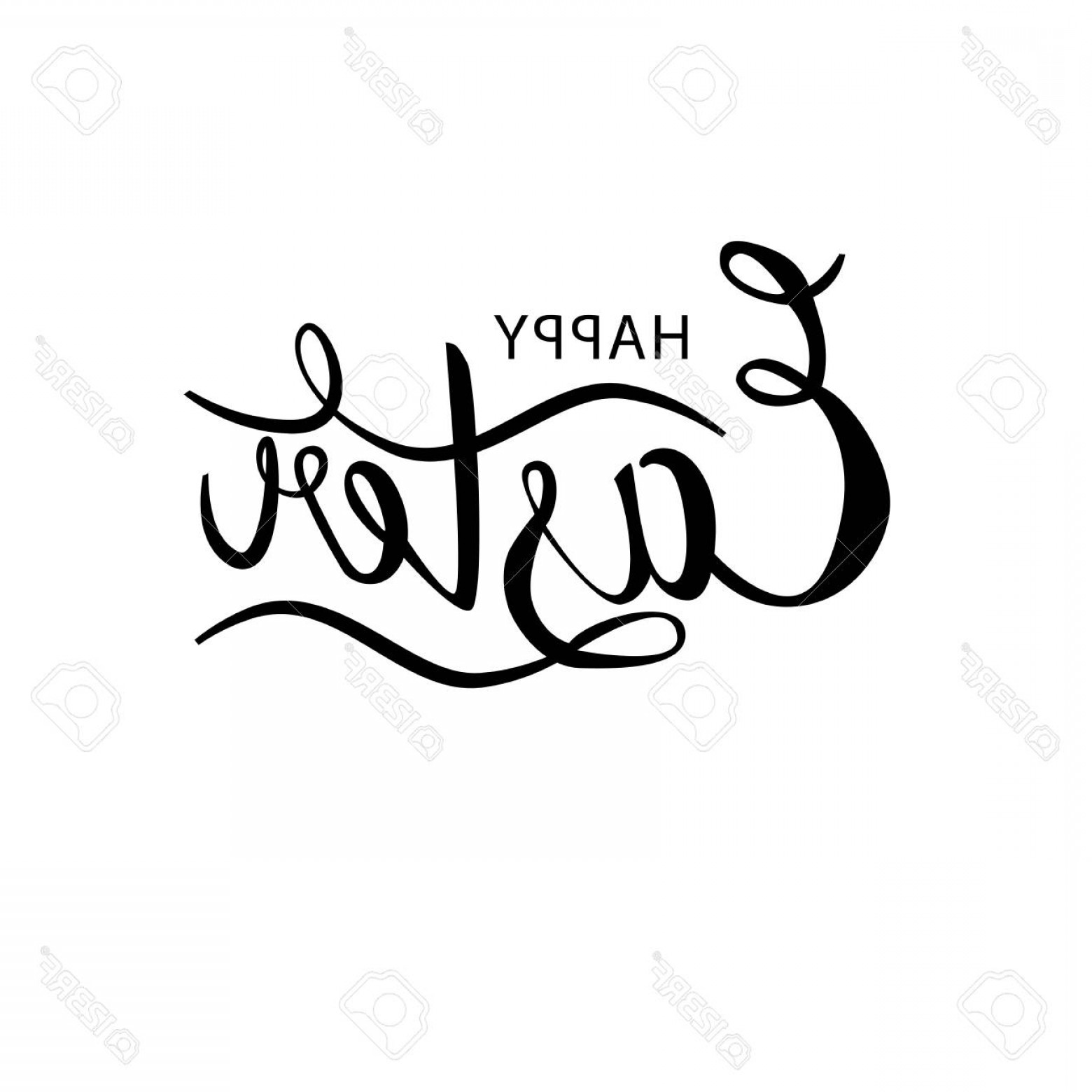Photostock Vector Happy Easter Vector Lettering Background Easter 1560x1560 Photostock Vector Happy Easter Vector Lettering Background Easter