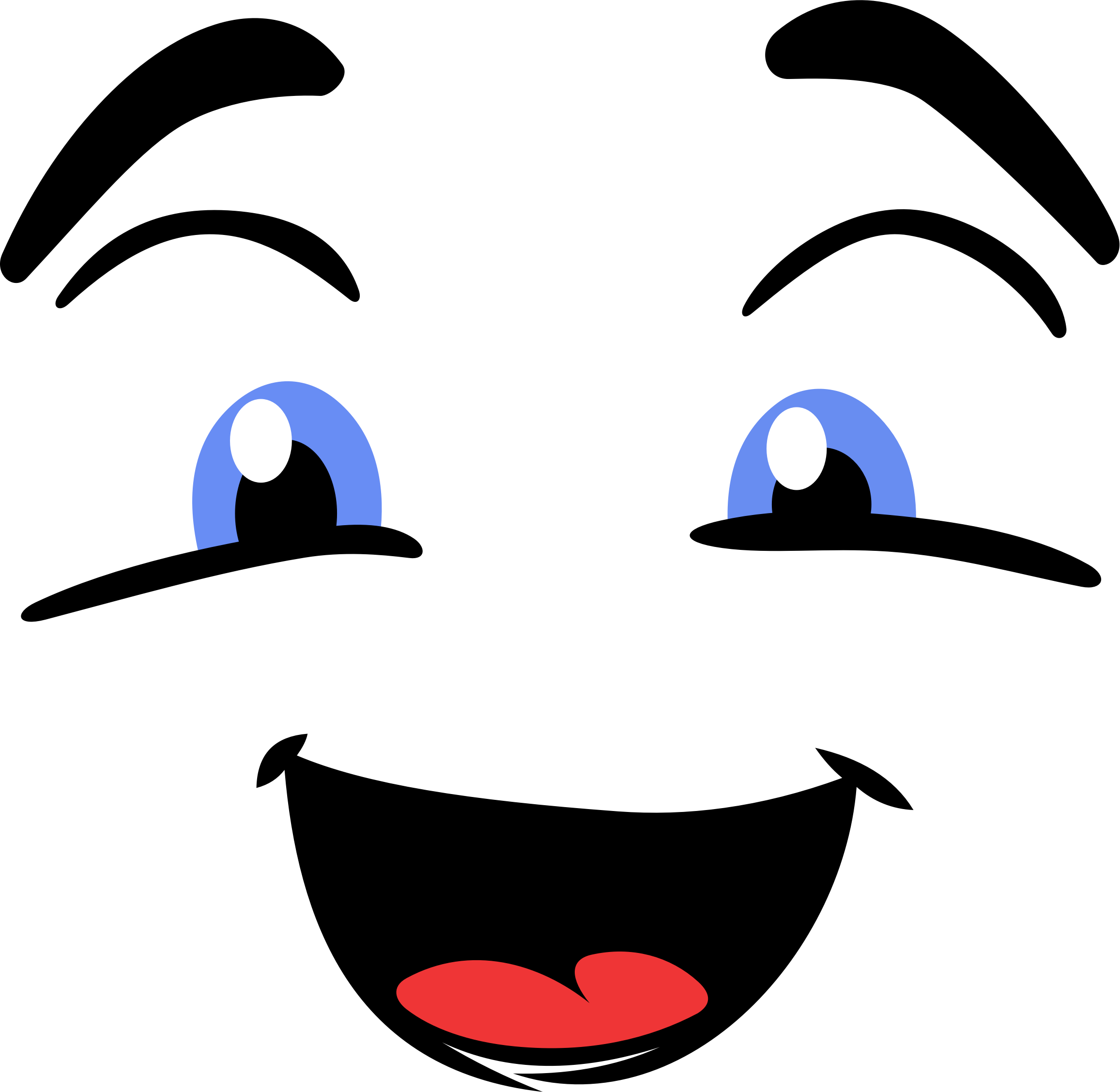 Large Happy Face Vector Clipart Image 2313x2254 Large Happy Face Vector Clipart Image