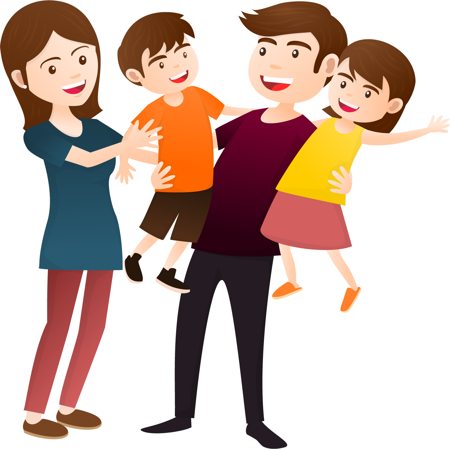 Download Happy Family Silhouette at GetDrawings | Free download