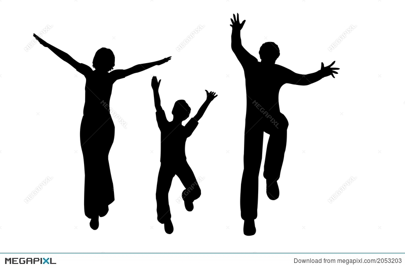 800x530 Happy Family Vector Illustration