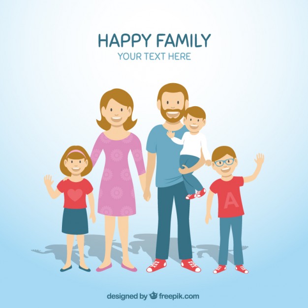 626x626 Happy Family Vector Free Download