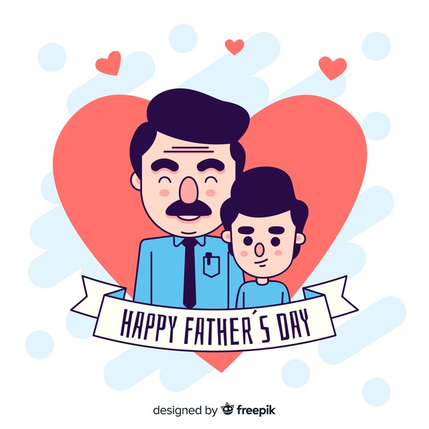 626x626 Happy Father's Day Vector Free Download