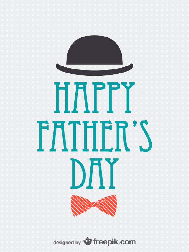 625x834 Happy Father's Day Card Vector Free Download