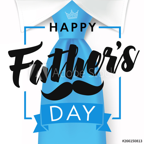 500x500 Happy Father`s Day Vector Lettering Background Happy Fathers Day