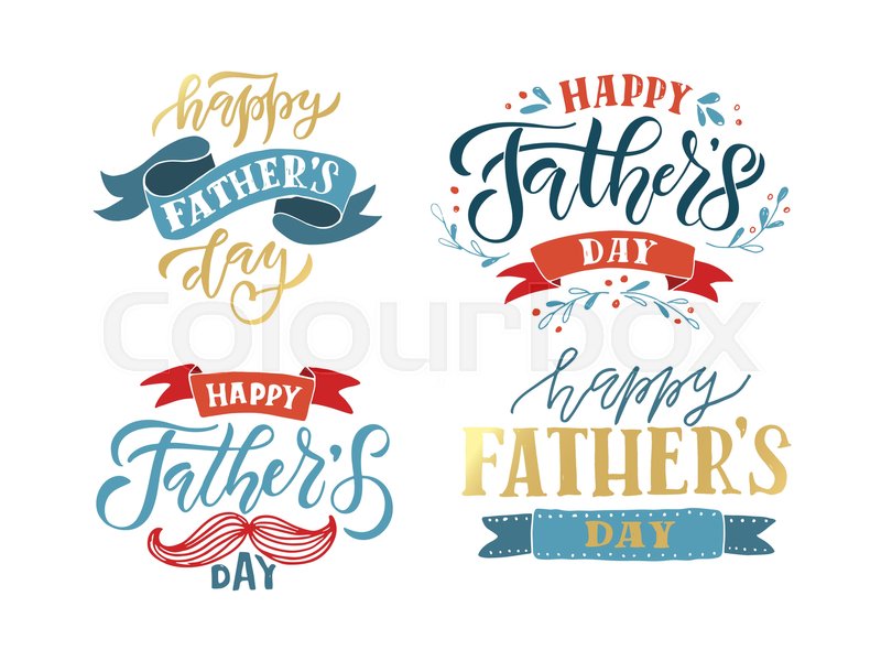 800x600 Hand Drawn Typography Poster 'happy Stock Vector Colourbox