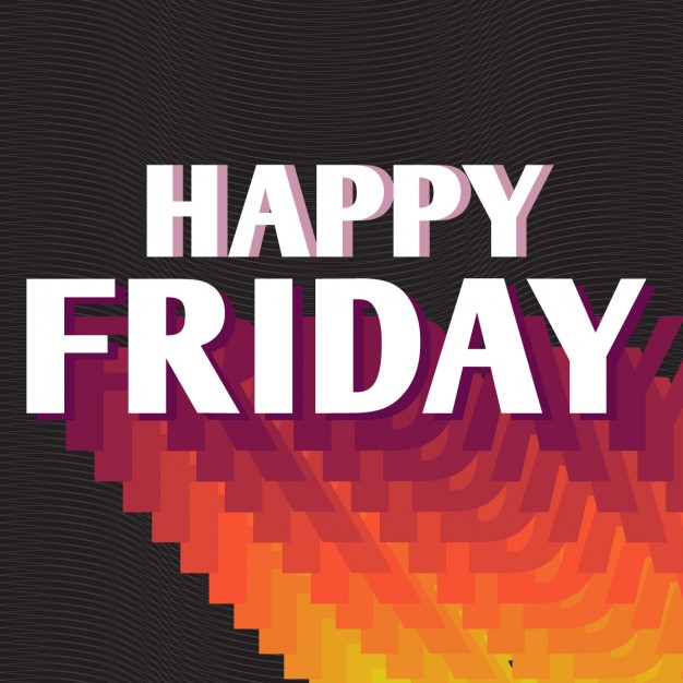 626x626 Happy Friday Vector Free Download