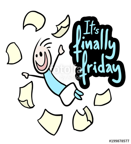 453x500 Happy Friday Message Stock Image And Royalty Free Vector