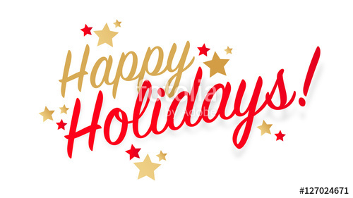 500x281 Happy Holidays ! Stock Image And Royalty Free Vector