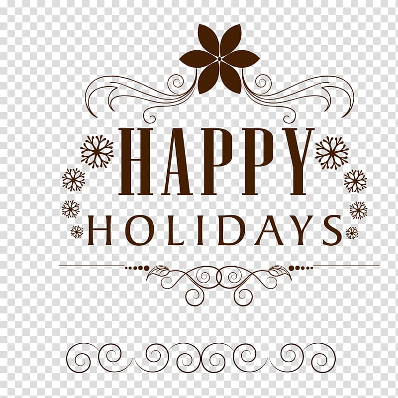 800x800 Holiday Euclidean Happy Holidays Transparent Background Png