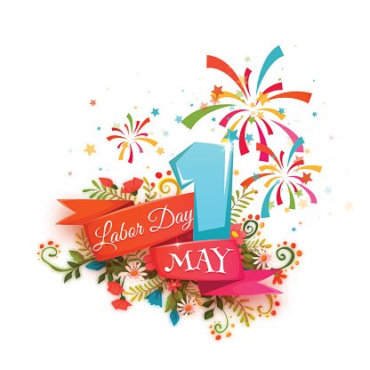 416x416 Labor First Happy Vector Illustration Premium Clipart