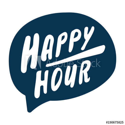 Happy Hour Vector Hand Drawn Speech Bubble Icon, Badge 500x500 Happy Hour Vector Hand Drawn Speech Bubble Icon, Badge