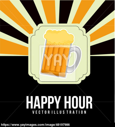 Happy Hour Vector 462x512 Happy Hour Vector