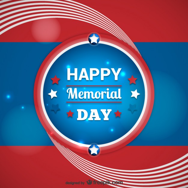 Happy Memorial Day Vector Free Download 626x626 Happy Memorial Day Vector Free Download