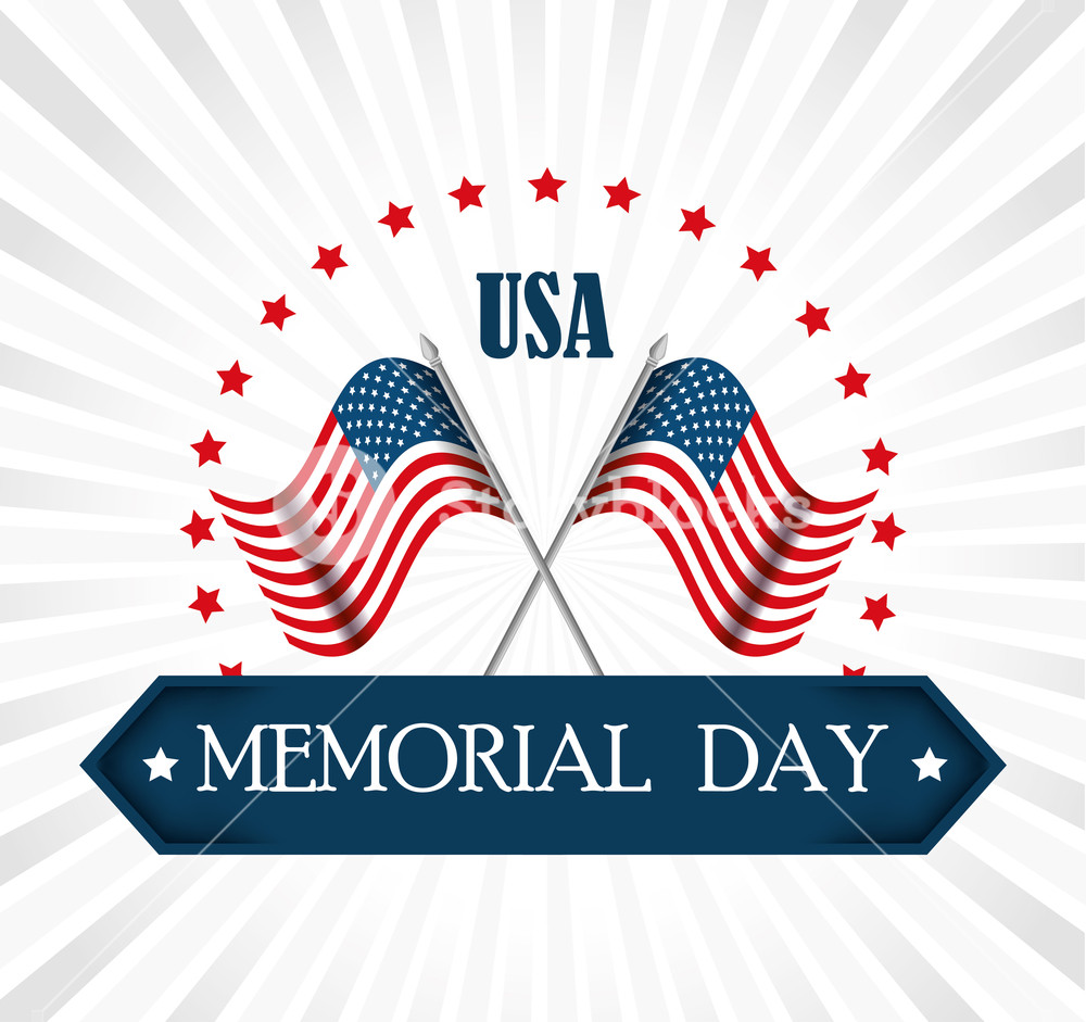 Happy Memorial Day Flag Vector Illustration Design Royalty Free 1000x941 Happy Memorial Day Flag Vector Illustration Design Royalty Free