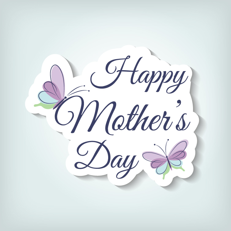 754x754 Happy Mother's Day Free Vector Graphic Download