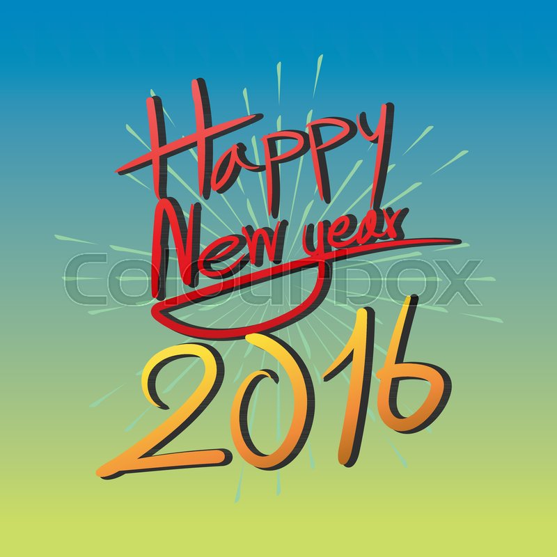 800x800 Happy New Year Vector Stock Vector Colourbox