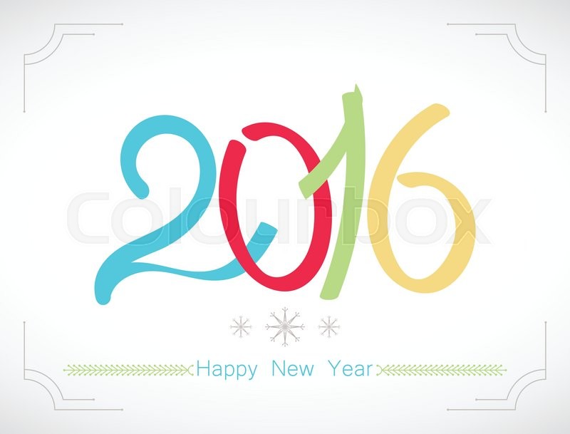 800x609 Happy New Year Vector Stock Vector Colourbox