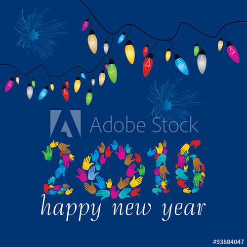 500x500 Happy New Year Vector