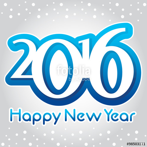 500x500 Happy New Year Vector Illustration Stock Image And Royalty