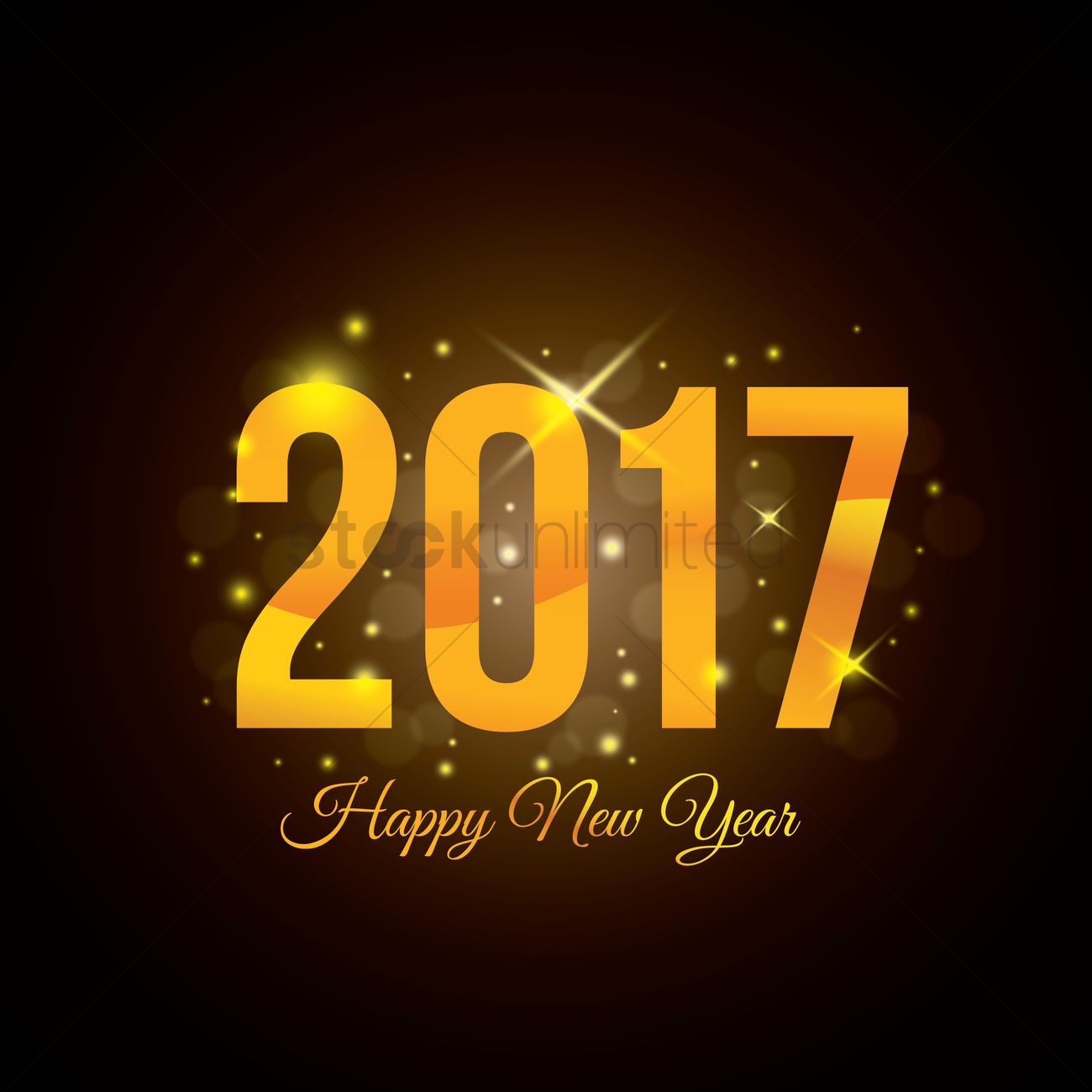1300x1300 Happy New Year Vector Image