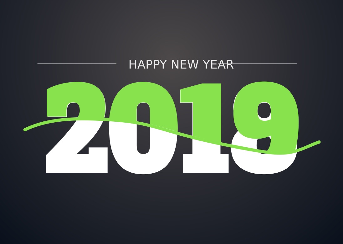1096x780 Happy New Year Free Vector Art