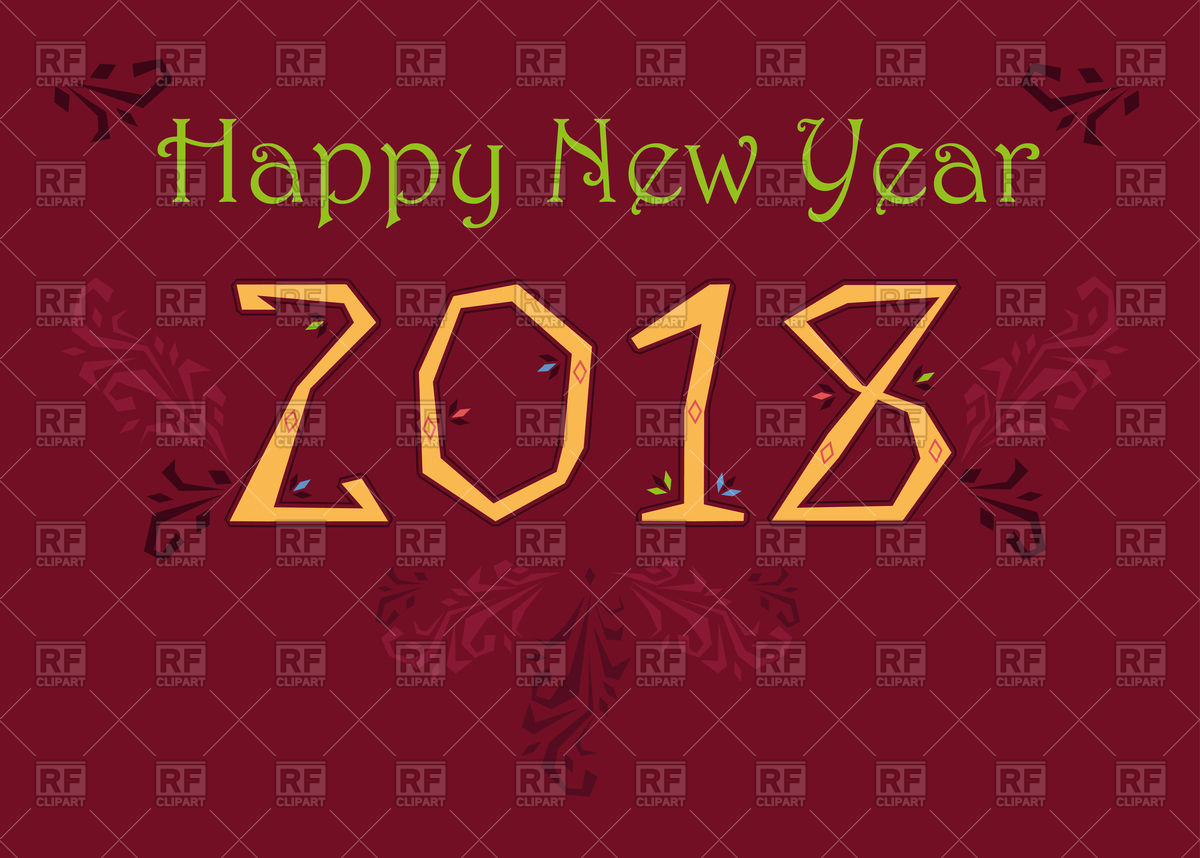 1200x858 Happy New Year Background Vector Image Of Holiday