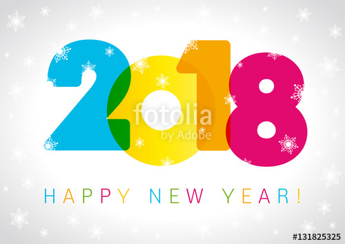 500x354 Happy New Year Card Text Design Vector Happy New Year
