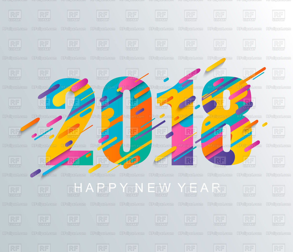 1200x1035 Modern Creative Happy New Year Design Vector Image Of Fonts
