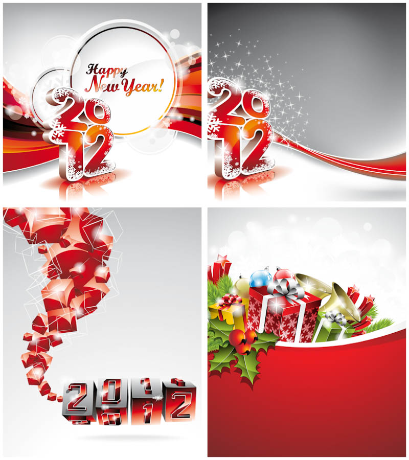 800x900 Happy New Year Cards Vector Vector Graphics Blog