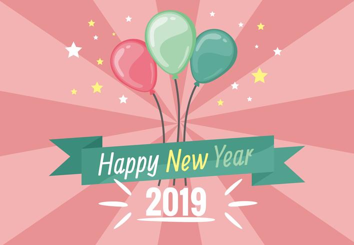 708x490 Happy New Year Vector Background