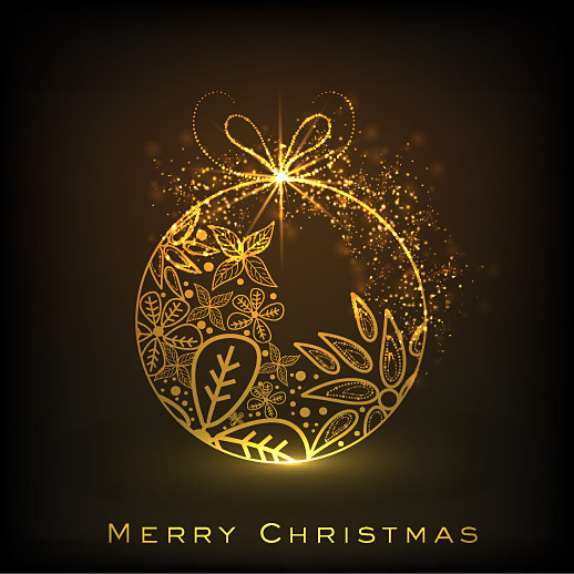 518x518 Merry Christmas And Happy New Year Free Vector Graphic