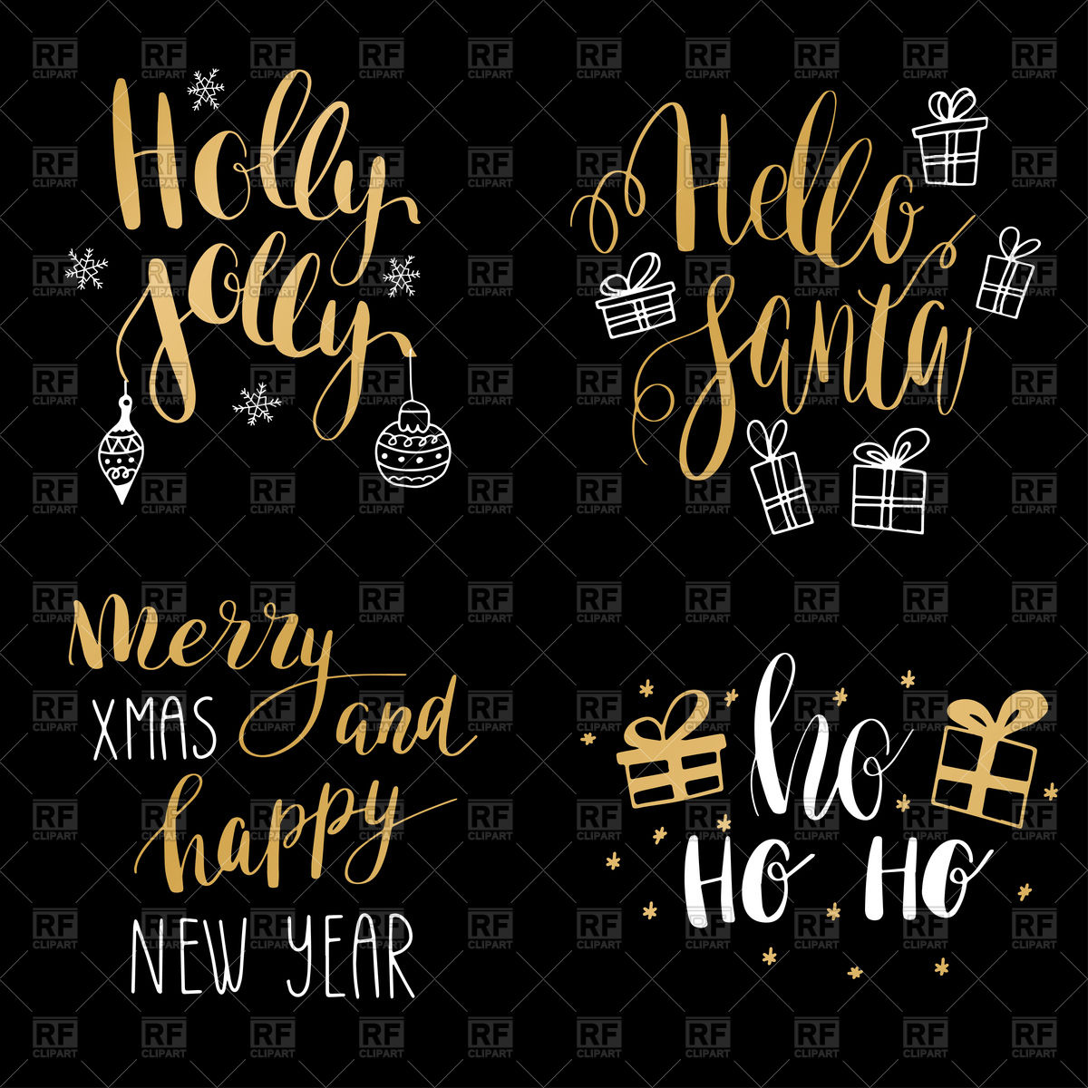 1200x1200 Set Of Hand Calligraphy